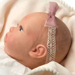 Doll-baby Dahlia with hair ribbon and accessories - 45 cm