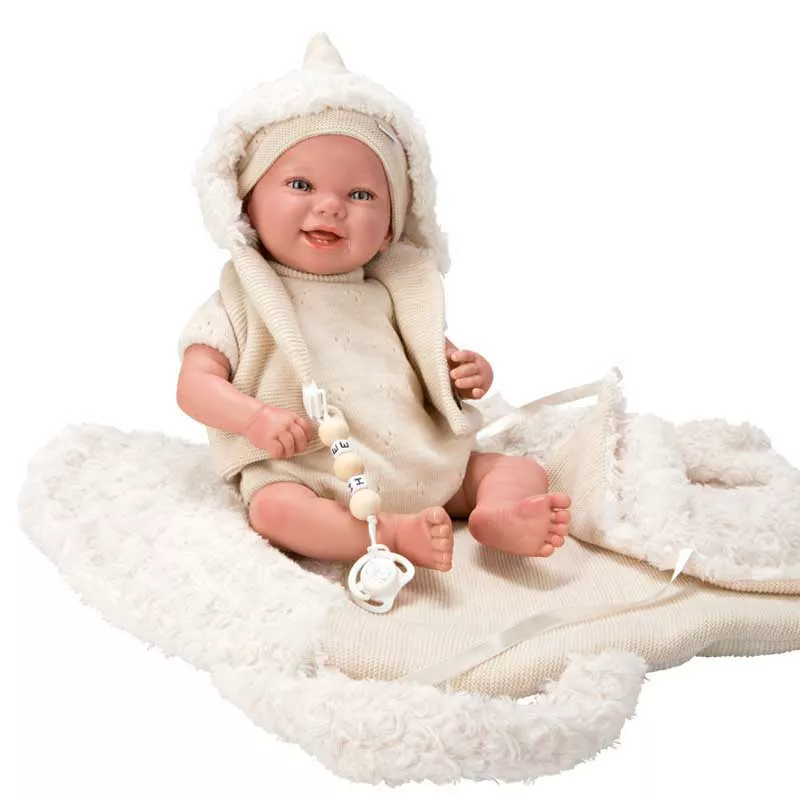 Diego baby doll with carrying bag and accessories - 45 cm