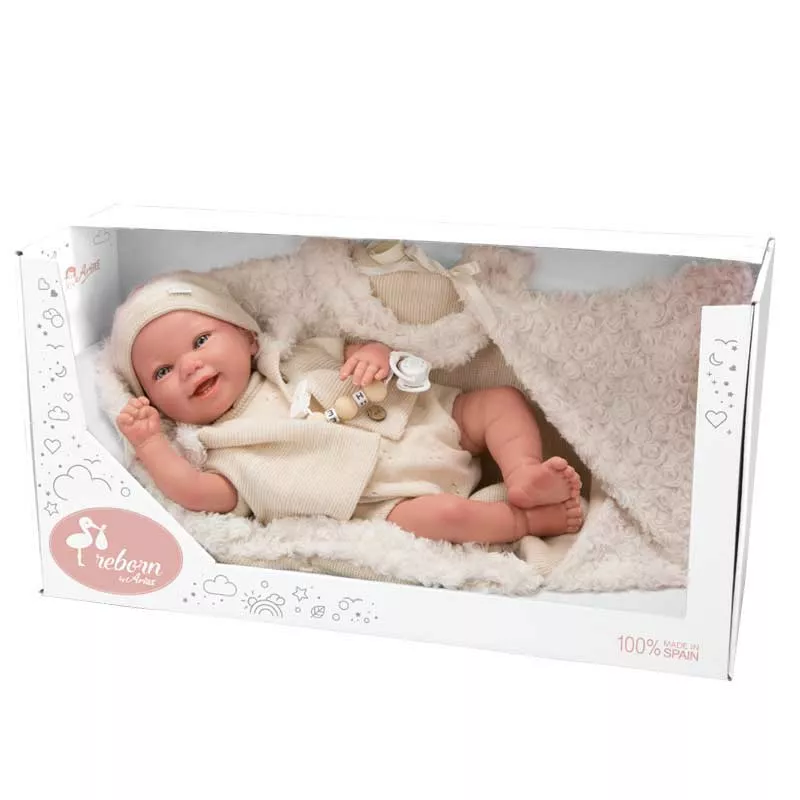 Diego baby doll with carrying bag and accessories - 45 cm
