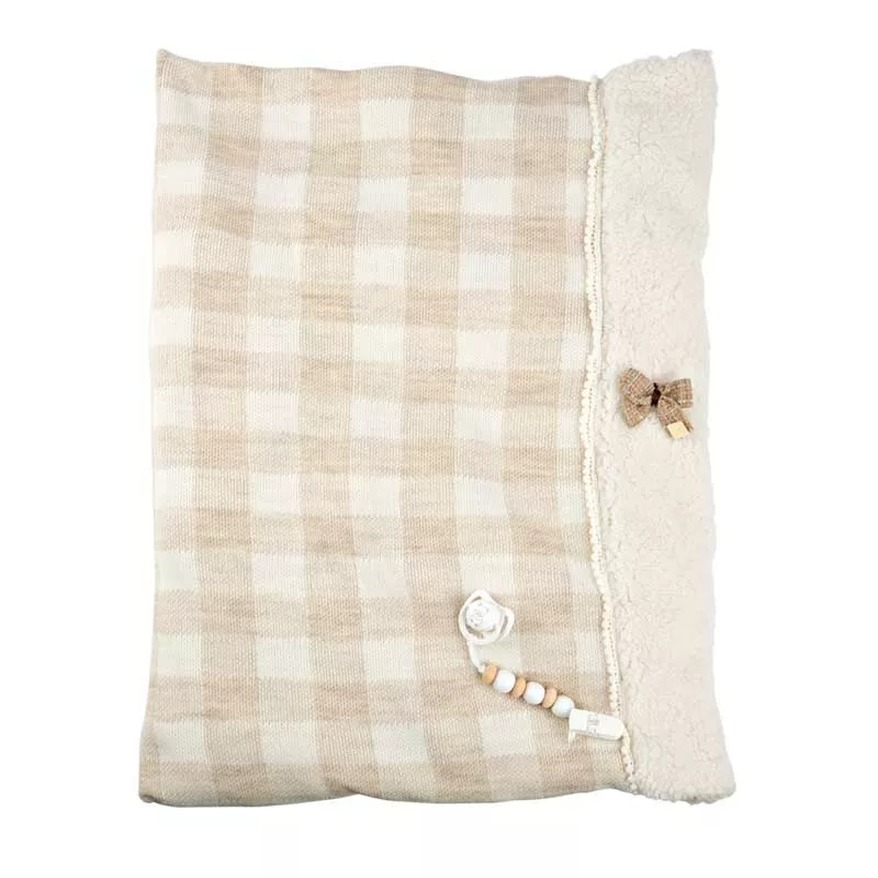 Doll-baby Ruben in a beige bear costume, actual weight - 45 cm