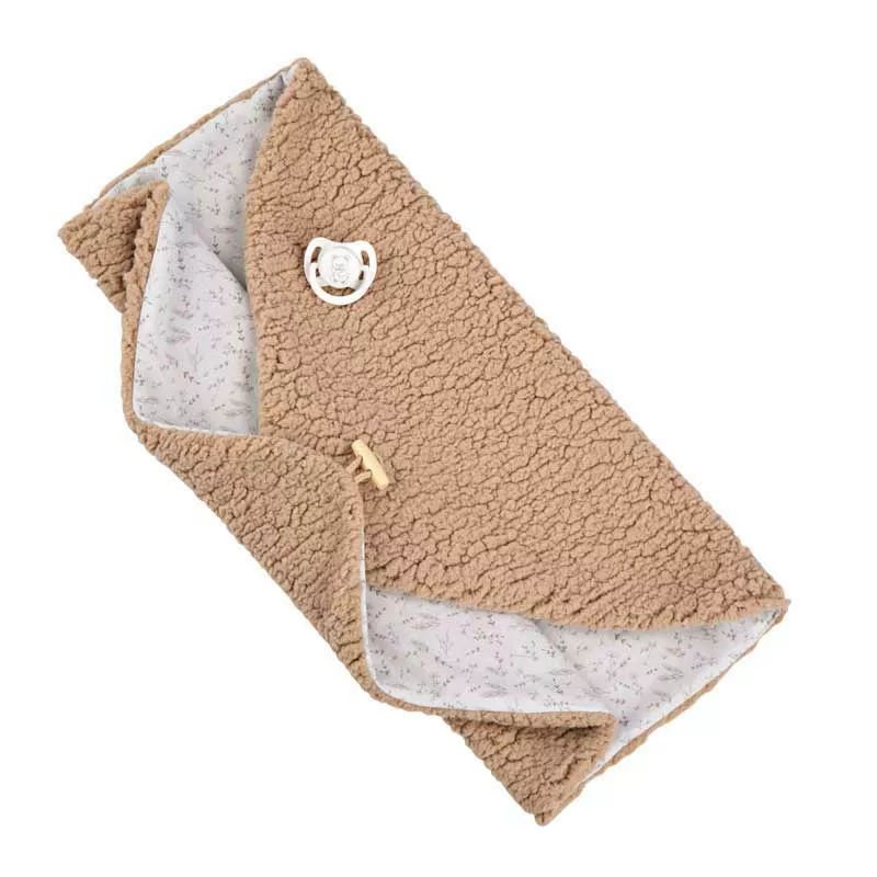 Doll-baby in bear romper with real weight - 35 cm