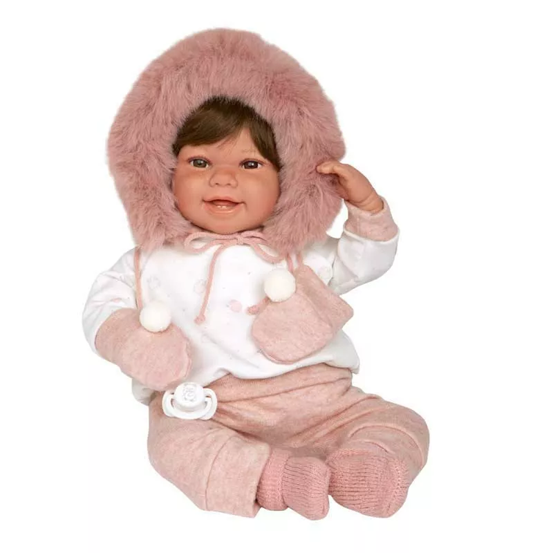 Zoe doll in pink with accessories - 45 cm, actual weight