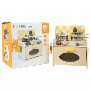Малка детска преносима кухня от дърво на Classic World