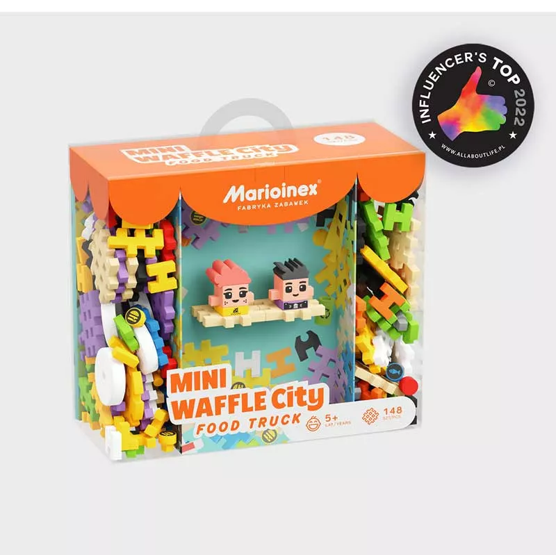Mini waffle maker "City center" 148 pieces - Food truck
