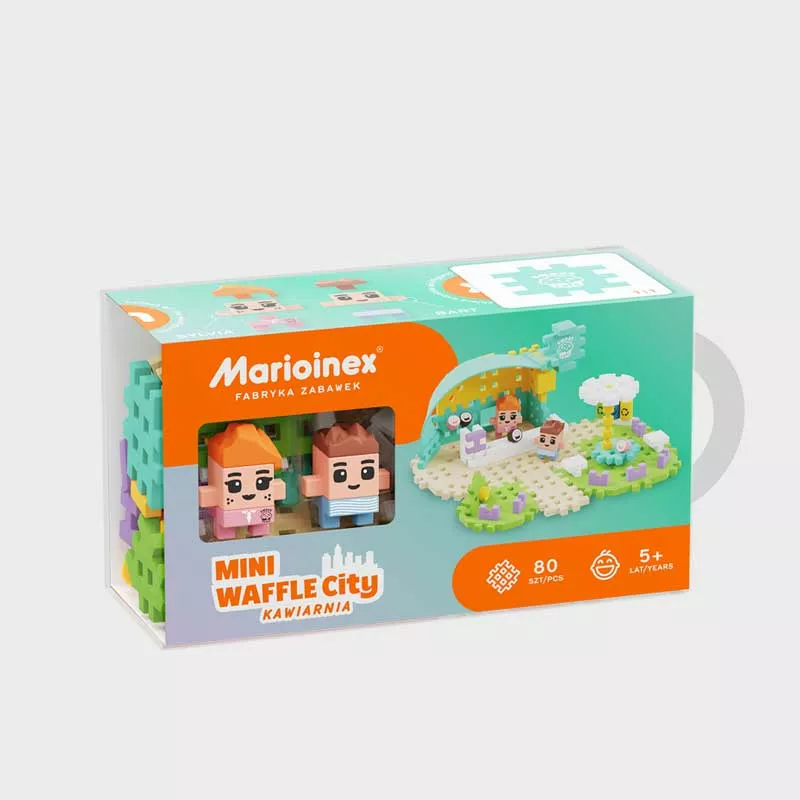 Mini waffle maker "City Center" - Cafe 80 pieces