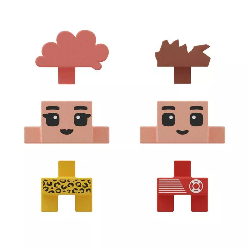 Mini waffle maker "City Center" - Beach 148 pieces