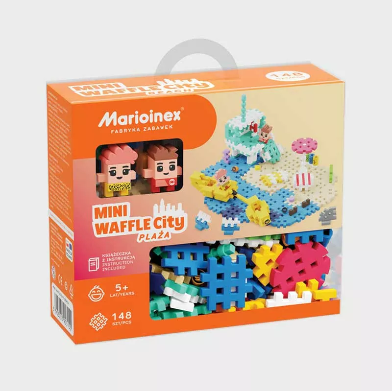 Mini waffle maker "City Center" - Beach 148 pieces