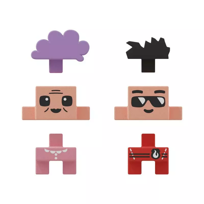 Mini waffle constructor "City Center" - Fire truck 80 pieces