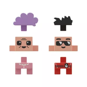 Mini waffle constructor "City Center" - Fire truck 80 pieces