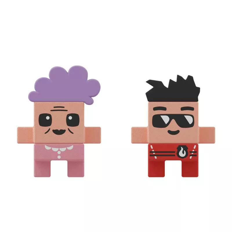 Mini waffle constructor "City Center" - Fire truck 80 pieces