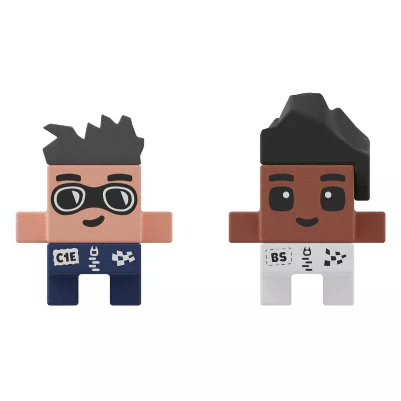 Mini waffle maker "City Center" - Car racing 80 pieces