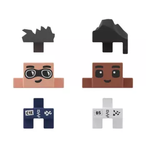 Mini waffle maker "City Center" - Car racing 80 pieces