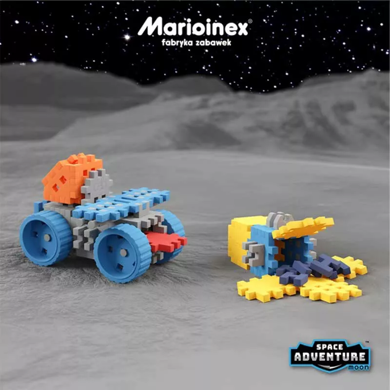 Mini waffle constructor with 618 pieces - Lunar Space Base