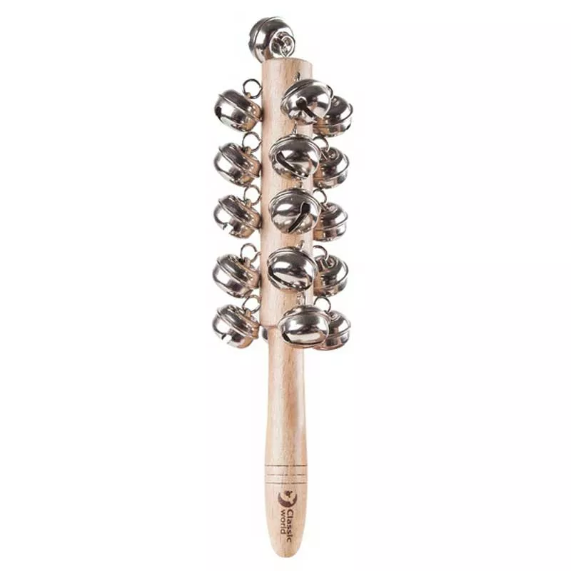 Музикален инструмент - дървен стик със звънчета