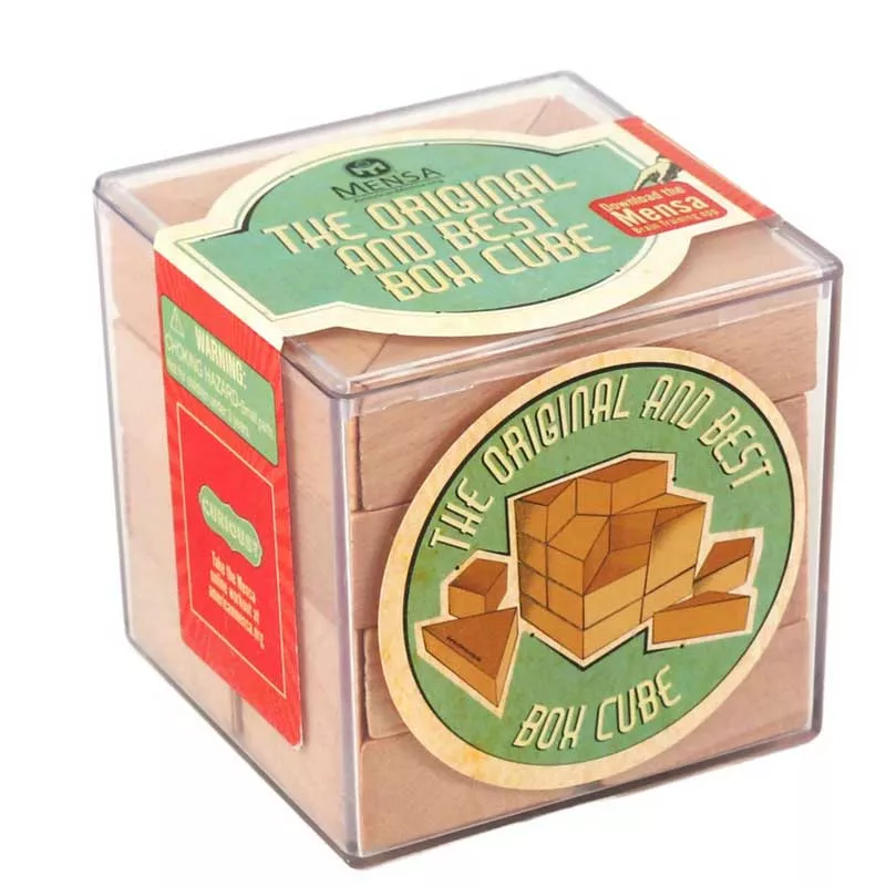 Educational IQ puzzle "Cube" made of wood