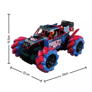 Off-road buggy with RC and 360° rotation 1:16