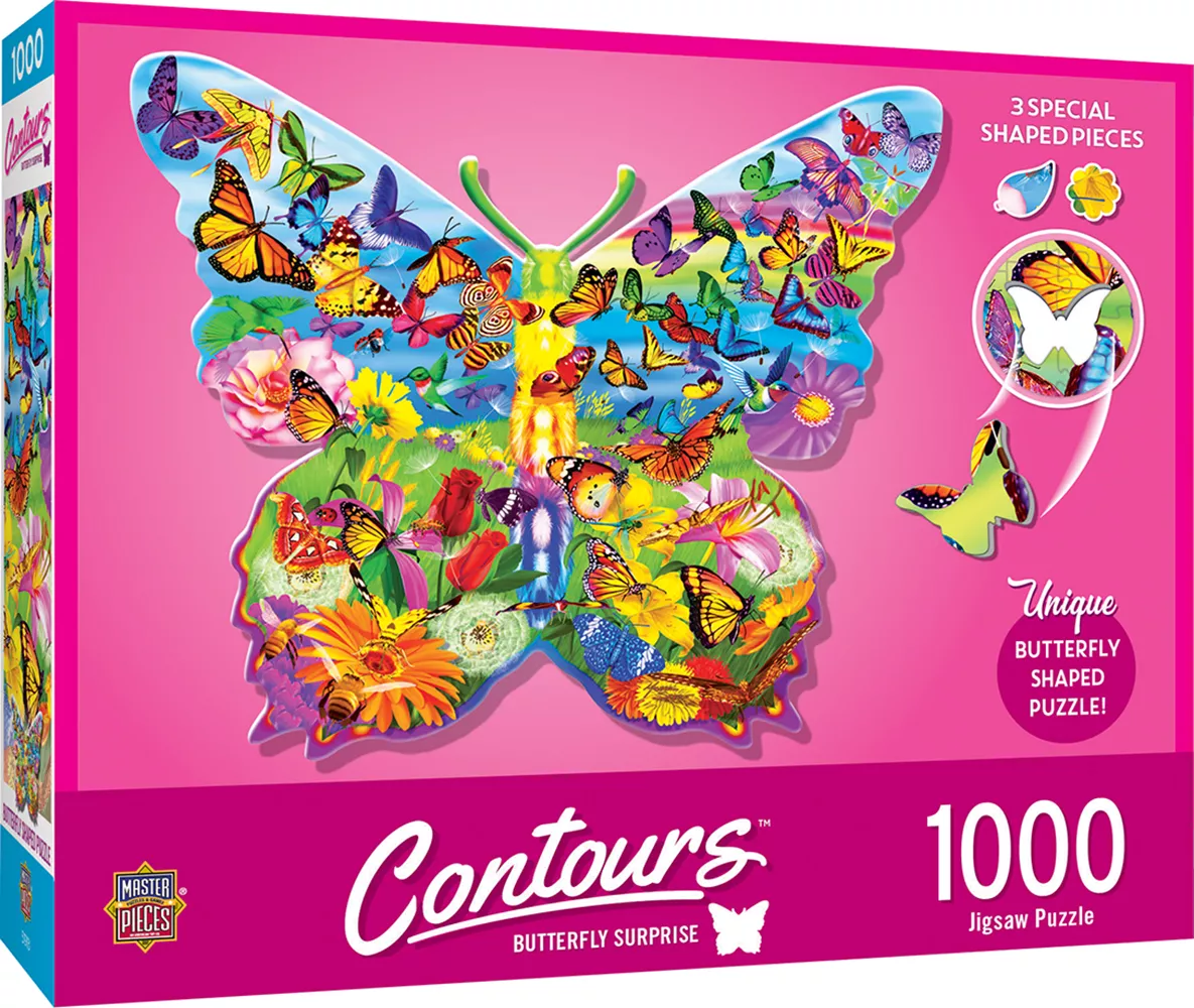 Master Pieces puzzle with 1000 pieces - Butterfly