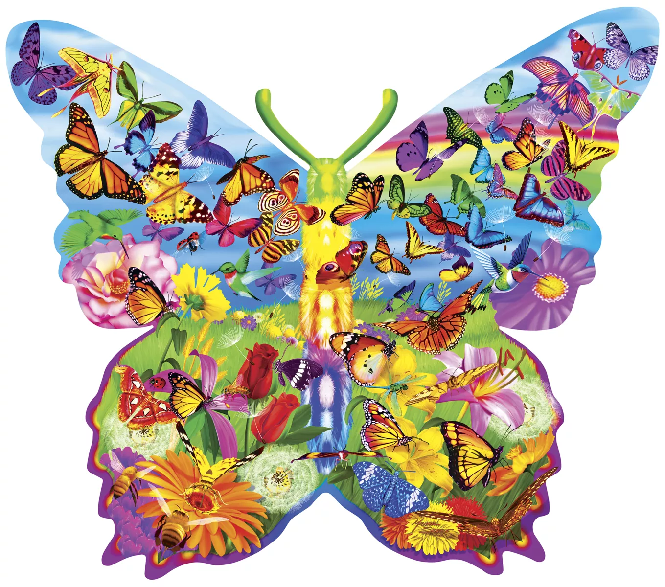 Master Pieces puzzle with 1000 pieces - Butterfly