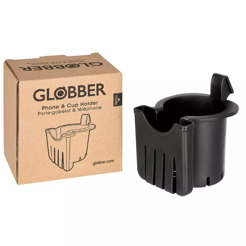 Phone holder and cup holder for GLOBBER EXPLORER TRIKE