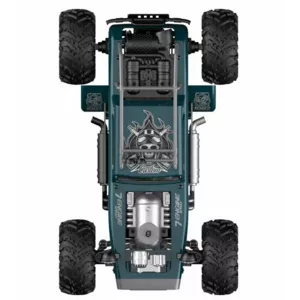 Competitive jeep with smoke effect, RC in blue color