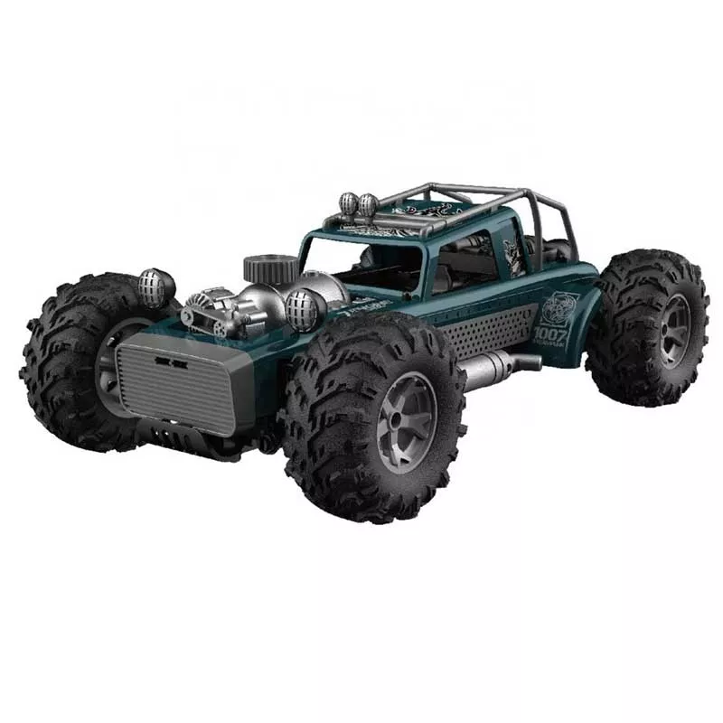 Competitive jeep with smoke effect, RC in blue color