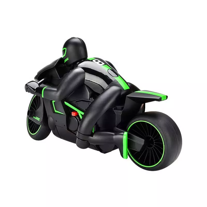 Drift racing motor in green color