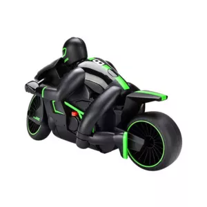 Drift racing motor in green color