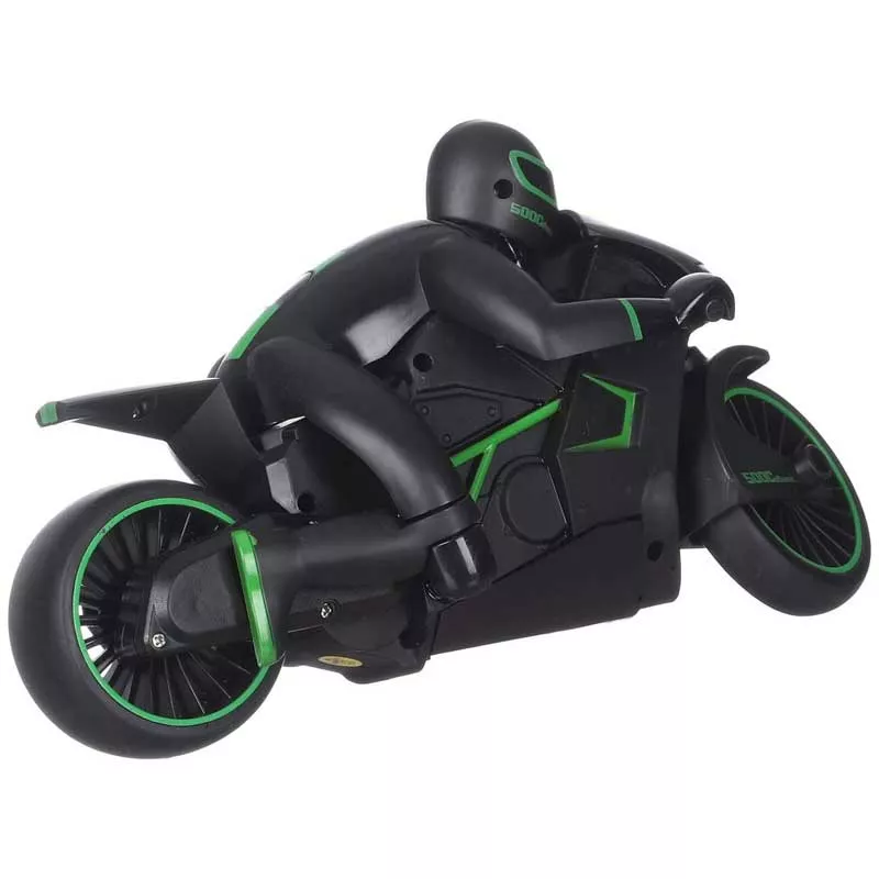 Drift racing motor in green color