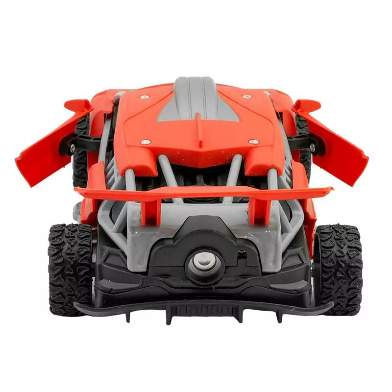 Racing car with RC control, LED lights and cannon 1:24