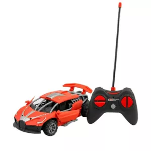 Racing car with RC control, LED lights and cannon 1:24