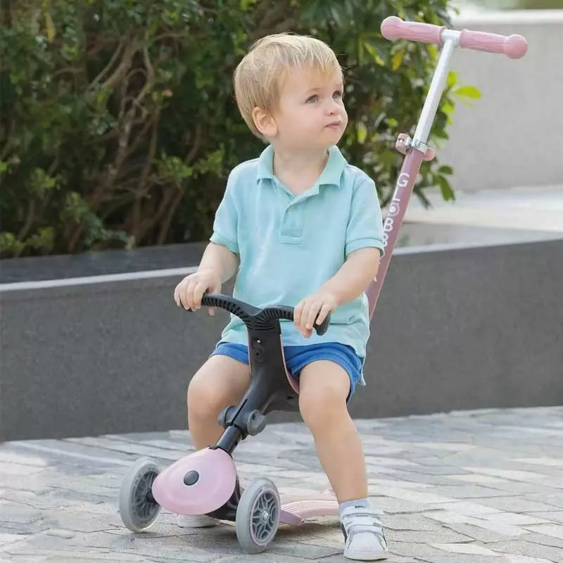 Foldable eco scooter with parental control GO•UP FOLDABLE PLUS ECOLOGIC - berry color