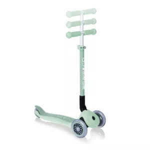 Folding eco-friendly scooter with parental control GO•UP FOLDABLE PLUS ECOLOGIC - pistachio color