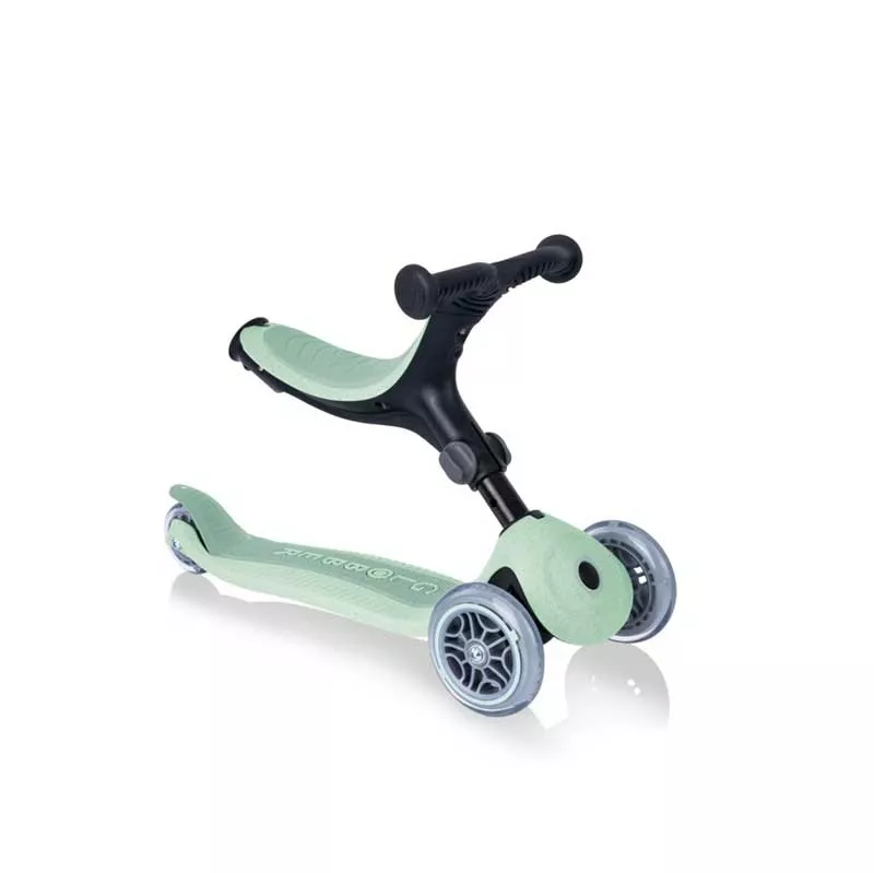 Folding eco-friendly scooter with parental control GO•UP FOLDABLE PLUS ECOLOGIC - pistachio color