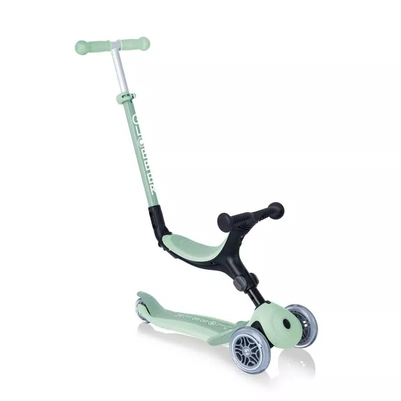 Folding eco-friendly scooter with parental control GO•UP FOLDABLE PLUS ECOLOGIC - pistachio color