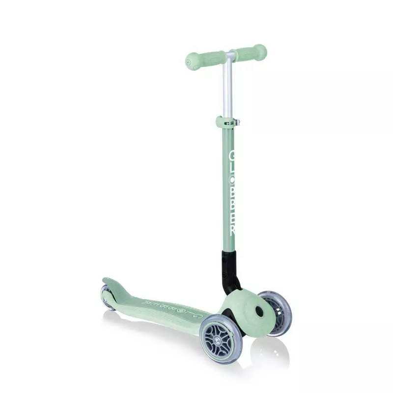 Folding eco-friendly scooter with parental control GO•UP FOLDABLE PLUS ECOLOGIC - pistachio color