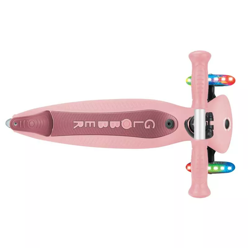 Folding scooter 5 in 1 GLOBBER GO UP ACTIVE LIGHTS 360° - pastel pink
