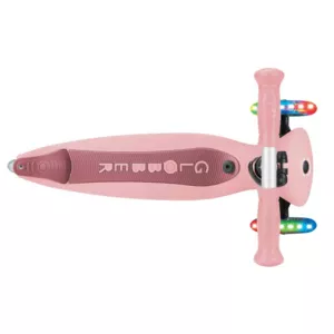 Folding scooter 5 in 1 GLOBBER GO UP ACTIVE LIGHTS 360° - pastel pink