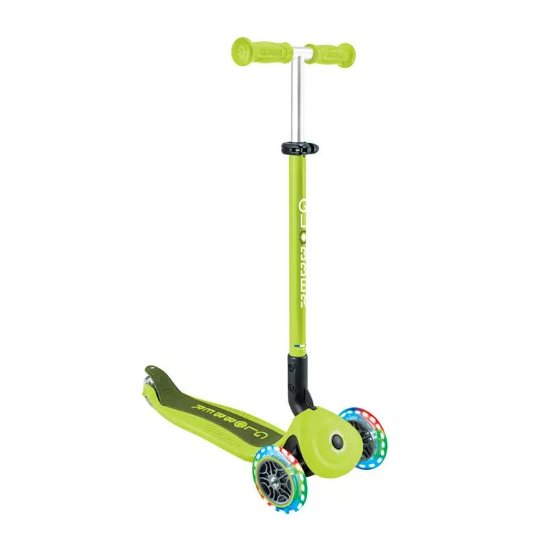 Foldable scooter with parental control 5 in 1 Globber Go Up Active Lights, lime