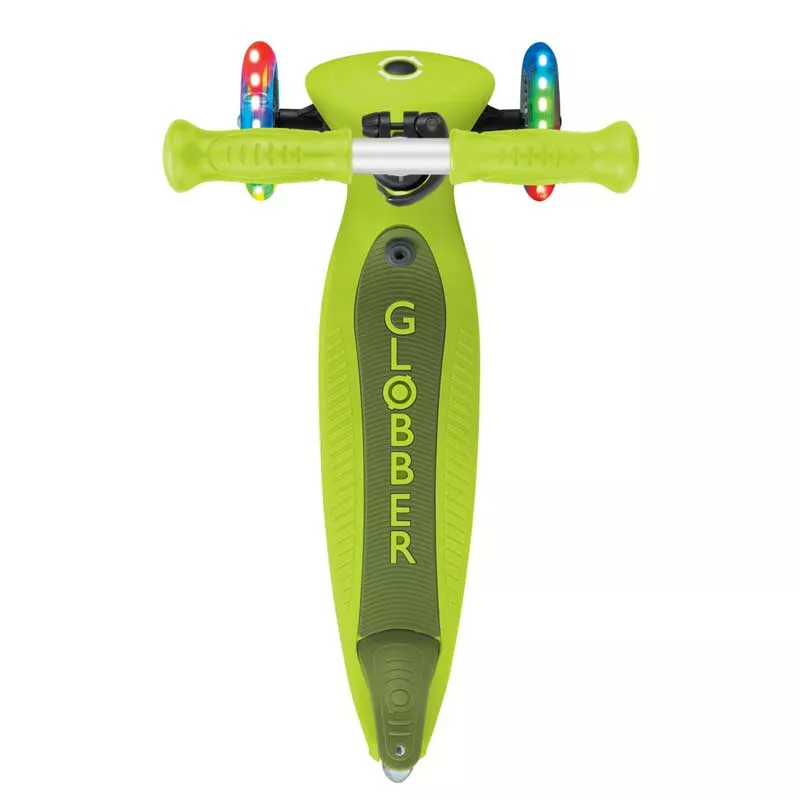 Foldable scooter with parental control 5 in 1 Globber Go Up Active Lights, lime