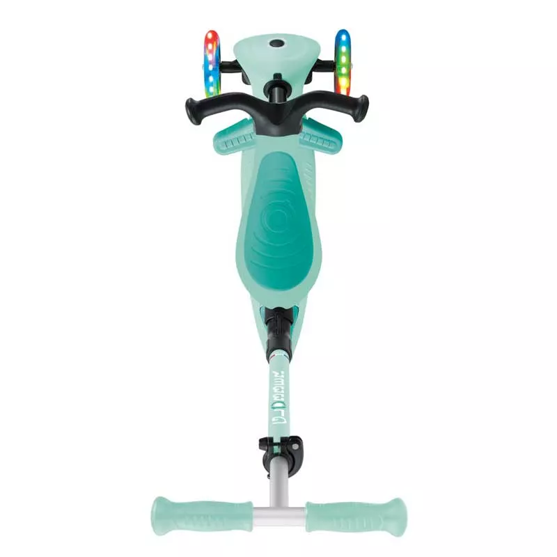Сгъваема тротинетка с родителски контрол 5 в 1 Globber Go Up Active Lights, ментова