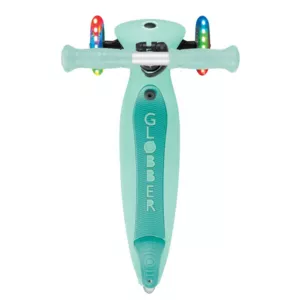 Сгъваема тротинетка с родителски контрол 5 в 1 Globber Go Up Active Lights, ментова