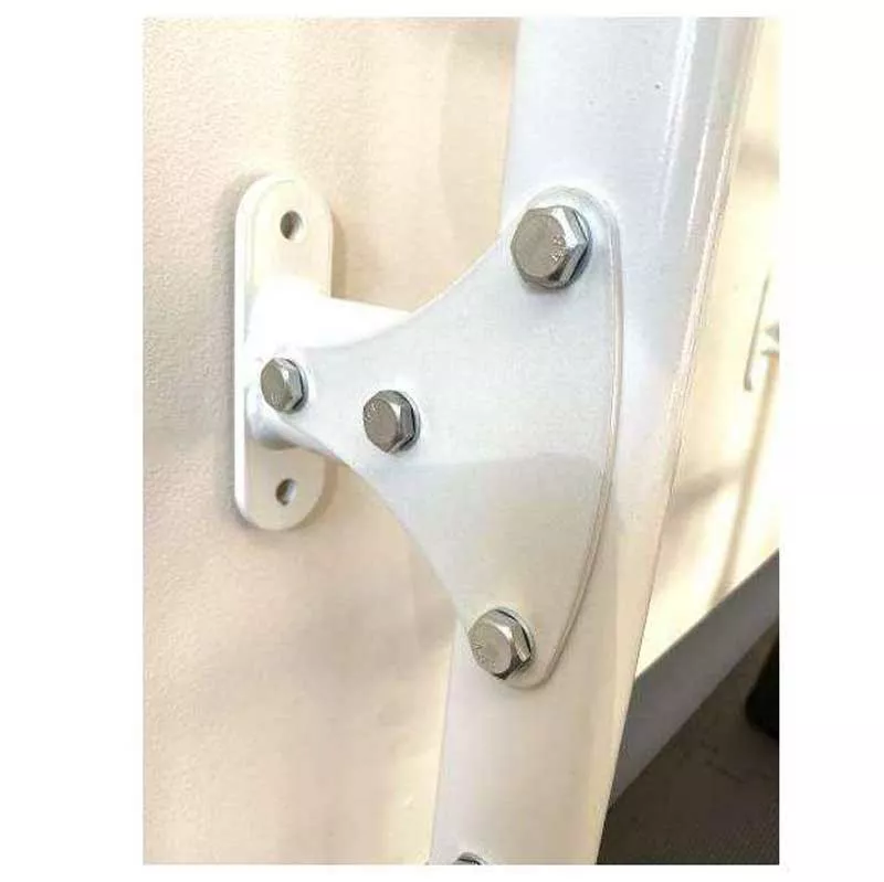 Swedish wall for children's gymnastics, metal, with accessories, white