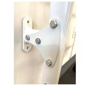 Swedish wall for children's gymnastics, metal, with accessories, white