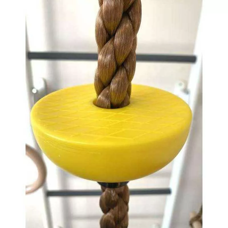 Swedish wall for children's gymnastics, metal, with accessories, white