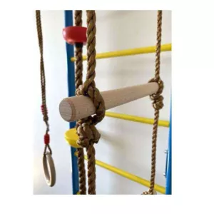 Swedish wall for children's gymnastics, metal, with accessories, two-tone