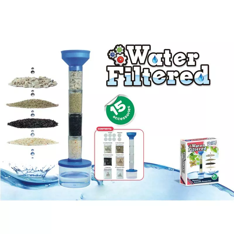 STEAM toy - Water filtration kit