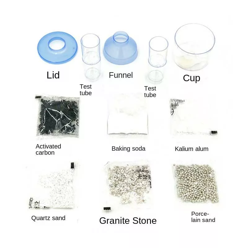 STEAM toy - Water filtration kit