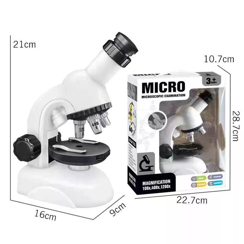 STEAM set - Children's microscope 100/400/1200X