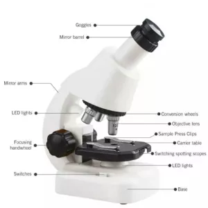 STEAM set - Children's microscope 100/400/1200X