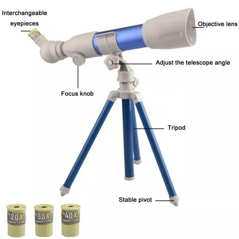 STEAM set - Children's telescope with different magnifications